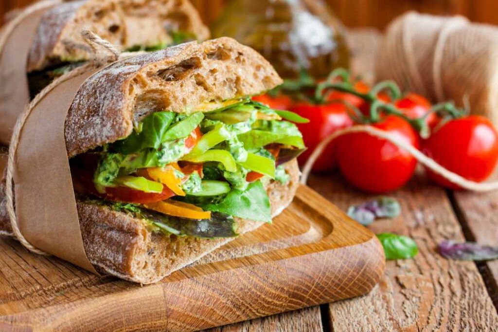 A sandwich from the micro markets at their workplace.